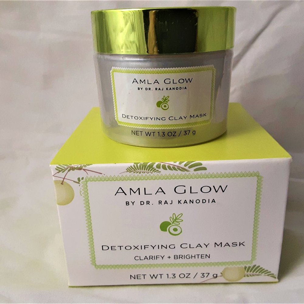 AMLA GLOW – Detoxifying Clay Mask Exfoliating Mineral Rich Clay Facial